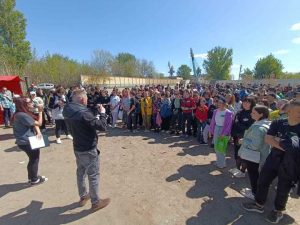 В Астрахани прошла экологическая акция «Чистые игры»